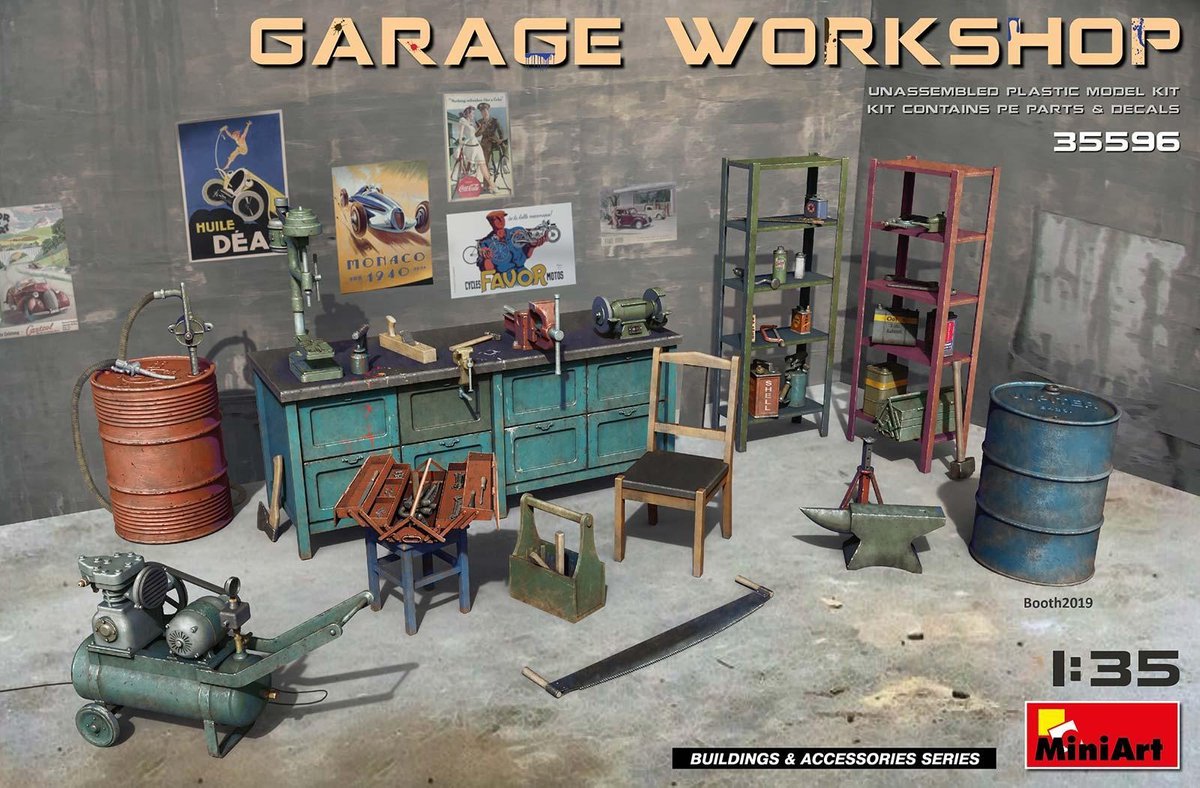 openbaar schending Obsessie Miniart - Garage Workshop | bol.com