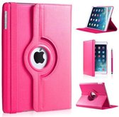 P.C.K. Hoesje/Boekhoesje/Bookcover/Bookcase/Book draaibaar roze geschikt voor Apple iPad PRO 10.5 (2019) MET PEN EN GLASFOLIE