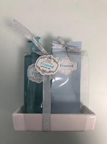 Bad gift set - frosted blauw