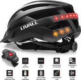 KW® Fietshelm Zwart met ingebouwde verlichting | Smart Helm LED verlichting | Verstelbaar S/M (54-58cm) | Wielren / Mountainbike Helm Wielren Mountainbike Helm Racefiets Skateboarden Ski Snow