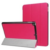 Tablet hoes geschikt voor iPad 9.7 - Tri-Fold Book Case - Magenta