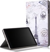 Samsung Galaxy Tab A 10.5 - Book Case met TPU cover - Eiffeltoren