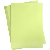 Gekleurd Karton, A4 210x297 mm, lime groen, 100 vellen