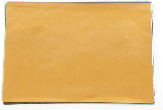 100 feuilles de cellophane colorées