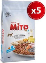 Mito Mix Chicken & Fish - Kattenvoer - 5 x 1 kg