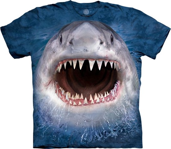 The Mountain KIDS T-shirt Wicked Nasty Shark T-shirt unisexe L.