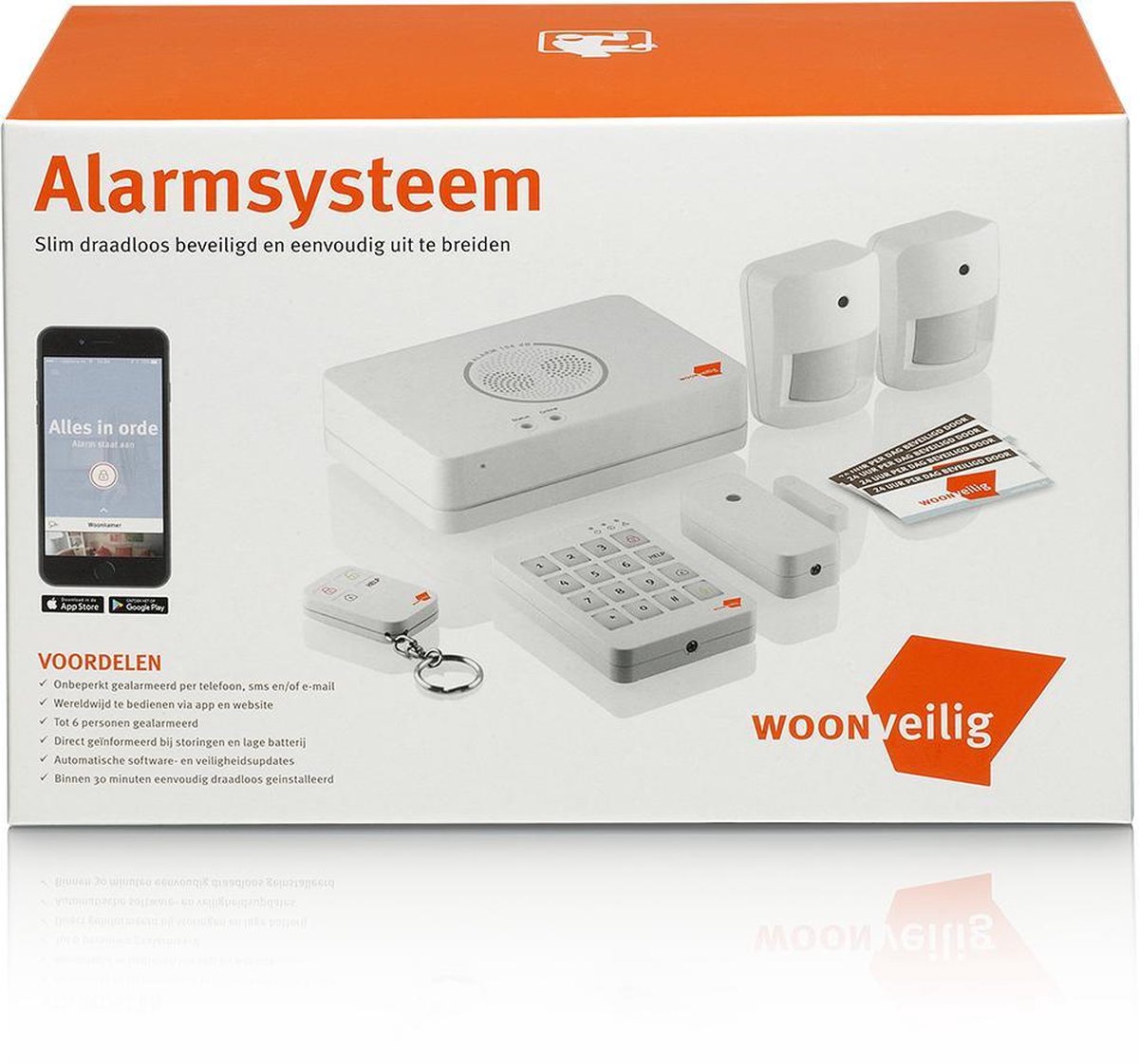 WoonVeilig Alarmsysteem - Startpakket voor complete huisbeveiliging |  bol.com