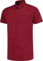 Tricorp  Poloshirt Premium Button Down 204001 Bordeaux - Maat XL