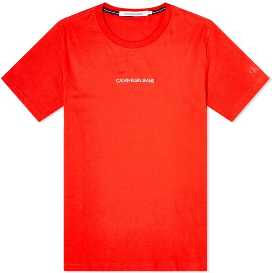 Calvin Klein T-shirt - Mannen - rood | bol.com