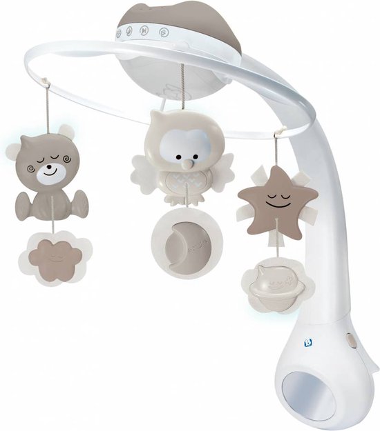Infantino - Cream - Bed mobiel, Box activity en Nachtlampje(met muziek) |  bol.com