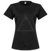 All Seeing Eye Dames T-Shirt - Zwart - L
