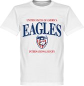 USA Rugby T-Shirt - Wit - 5XL
