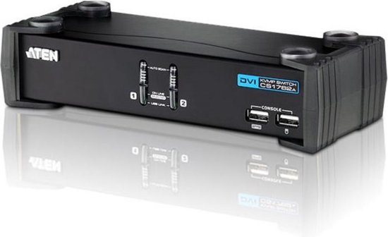 Aten CS1762A DVI Single Link + USB + Audio KVM Switch 2 naar 1