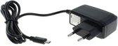Chargeur domestique USB Micro B avec câble fixe - 1A / noir - 1,1 mètre