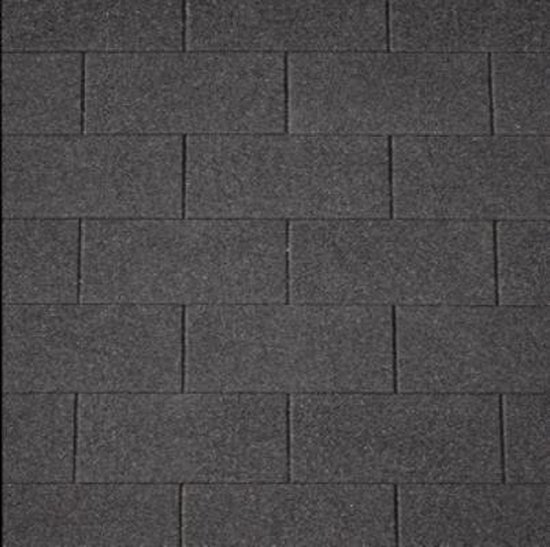 Intergard Dakshingles tuinhuisje blokhut zwart 3m2