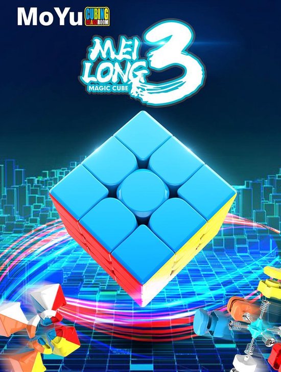 MoYu Speed Cube 3x3 - Verstelbaar - Magic cube - Puzzelkubus - MoYu