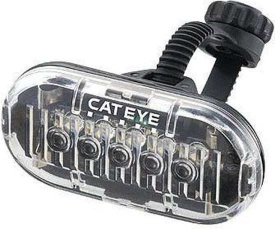 CatEye LD 155 - Phare de vélo - LED - Batterie - Transparent