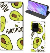 Magnet Case Geschikt voor Samsung Galaxy S20 Ultra Avocado Singing