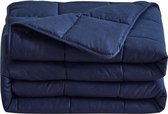 Verzwaarde deken - Weighted blanket, Dark Bleu 5,5, kg