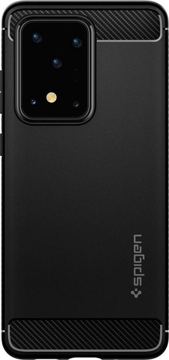 Spigen Rugged Armor for Galaxy S20 Ultra matt black