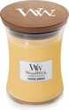 Woodwick Hourglass Medium Geurkaars - Seaside Mimosa