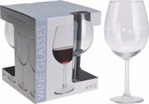 12x wijnglazen transparant 580 ml - 12-delig - wijnglazen/drinkglazen