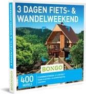Bongo Bon België - Bon cadeau week-end vélo et marche 3 jours - Carte cadeau: 400 hôtels dans un environnement cycliste ou pédestre