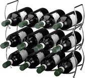 Casier à vin Excellent Houseware - 42 cm de large - Empilable - 12 bouteilles