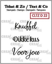Crealies • Tekst & Zo NL tekst stempel no.22