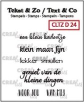 Crealies • Tekst & Zo NL tekst stempel no.24