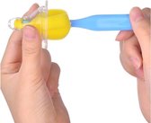 Speen en flessenborstel - speen sponsjes – schoonmaak speen van babyflessen en de dop van een zuigfles