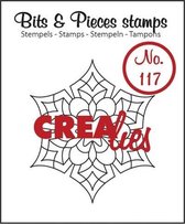 Crealies Bits & Pieces stempel no.117 mandala D