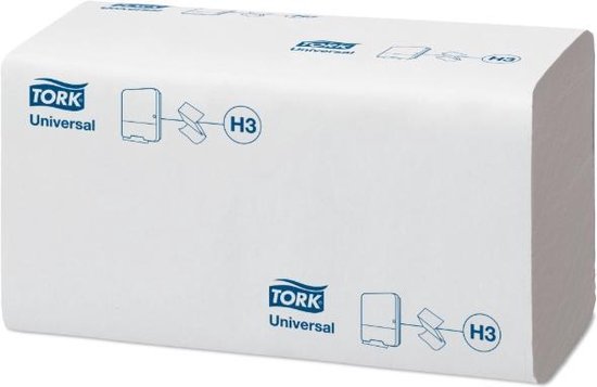 Tork - Papieren Handdoeken H3 Universal 1-laags (29 01 52) - 4x (5x 200 stuks)