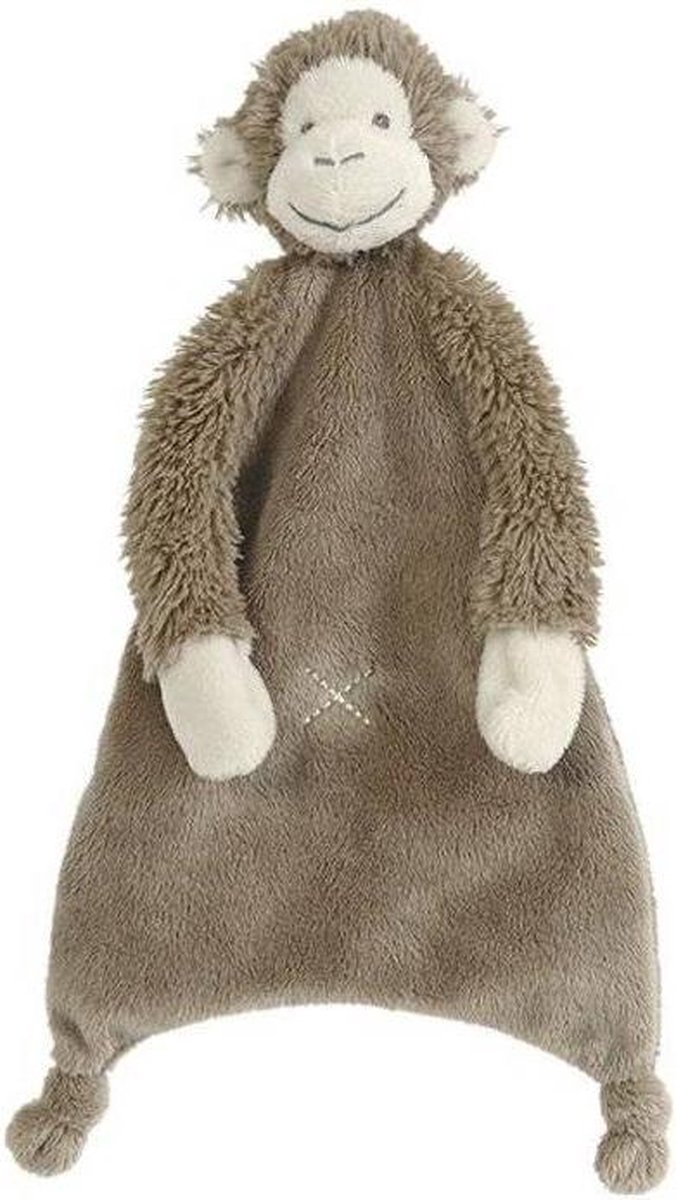 Happy Horse Knuffeldoekje - Aap Mickey - Bruin
