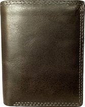 Lundholm heren portemonnee leer heren olijf - Uppsala serie - RFID anti skim - luxe cadeau voor man