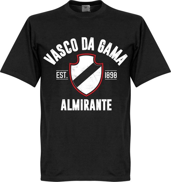 Vasco De Gama Established T-Shirt - Zwart - L
