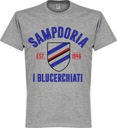 Sampdoria Established T-Shirt - Grijs - XXXXL