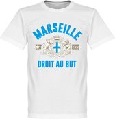 Olympique Marseille Established T-Shirt - Wit - XXXXL