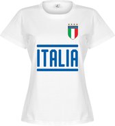 Italië Dames Team T-Shirt - Wit - XXL