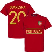 Portugal Quaresma 20 Team T-Shirt - Rood - XL