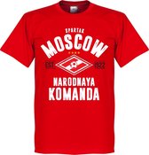 Spartak Moskou Established T-Shirt - Rood - XXXL