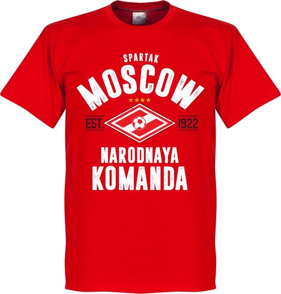 Moskou Established T-Shirt - Rood