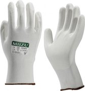 Miizu handschoen wit  PU waterbasis maat 10 (XL)