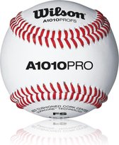 WILSON - Honkbal - MLB - A1010 - PRO - Official Size - Flat Seam - Wedstrijd Honkbal - Wit - 9 inch