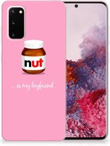 Geschikt voor Samsung Galaxy S20 Siliconen Case Nut Boyfriend