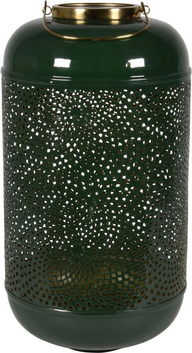 Windlicht Marrakesh 28x48 cm groen