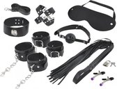 Favy BDSM bondage set - 14 delig - incl. gag ball, enkelboeien en tepelklemmen