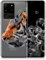 Hoesje maken Geschikt voor Samsung Galaxy S20 Ultra Watercolor Tiger