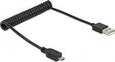 Delock - USB 2.0 Micro Kabel - Zwart - 0.5 meter