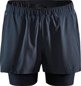 Craft Adv Essence 2-In-1 Shorts Sportbroek Heren - Maat XXL